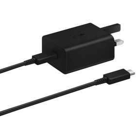 تصویر شارژر دیواری 45 وات سامسونگ مدل EP-TA845 به همراه کابل تبدیل USB-C 