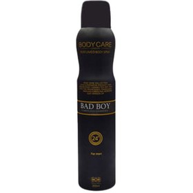 تصویر اسپری بدن بادی کر رایحه بد بوی حجم 200 میل Body Care Body Spray Bad Boy For Men 200ml