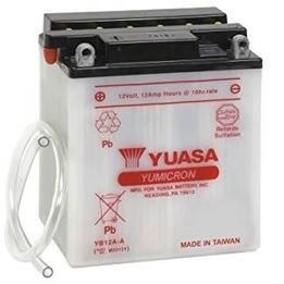 تصویر باطری باتری موتور سیکلت 12V 12 Ah 165 A En 136 82 162 Yb12A Yuasa 