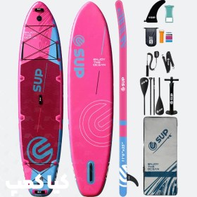 تصویر پدل برد 2025E-SUP pink carnation 