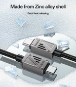 تصویر کابل دو سر تایپ سی Yesido مدل CA196 