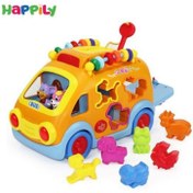 تصویر اتوبوس آموزشی هولی تویز مدل 988 مناسب خردسال و کودک 