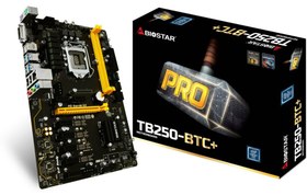 تصویر مادربرد بایواستار BIOSTAR TB250-BTC D Plus BIOSTAR TB250-BTC D+ LGA1151 B250 Mainboard