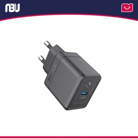 تصویر شارژر دیواری فست و PD تک پورت HISKA مدل H-119 GaN 35W به همراه کابل شارژ Type-C HISKA H-119 GaN 35W