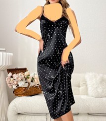 تصویر لباس خواب بلندساتن 