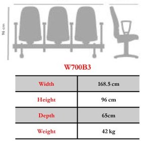 تصویر صندلی انتظار OCW700B 