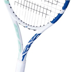 تصویر راکت تنیس سفید تقویت زنان درایو اورجینال BABOLAT 