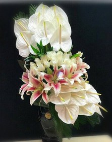 تصویر جام گل مشکی یکطرفه کد 620 