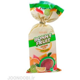 تصویر پاستیل شکری بانی فروت روشن طعم مخلوط میوه های تابستانی 200 گرم Roshen Bunny Fruit Sugar mix summer 200gr