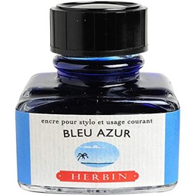 تصویر جوهر خودنویس هربین 30ml Azure Blue 