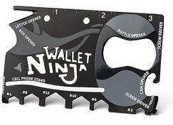 تصویر آچار و ابزار چند کاره Ninja Wallet غیر اصل Ninja Wallet Multi Tool And Wrench