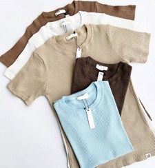 تصویر تیشرت کبریتی درشت مارشمالو زنانه 