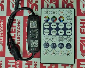 تصویر ریموت کنترل RGB IC برای ریسه های برنامه پذیر DMX