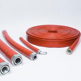 تصویر روکش نسوز سیلیکونی لوله ای - 12 HOSE SILICONE COVER, FIRE PROTECTION SLEEVE, FSF