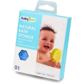 تصویر لیف اسفنجی دایره ای بیبی جم 020 Babyjem - آبی 