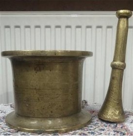 تصویر هاون غول پیکر برنجی 