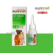 تصویر قطره تمیز کننده و ضدعفونی کننده دور چشم سگ و گربه یوروپت 50 میلی Europet Cat & Dog Eye Heath 50ml