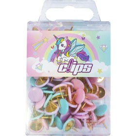 تصویر پونز رنگی TTMFANCY Clips پاستلی 
