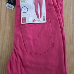 تصویر شلوار جین زنانه اسمارا کد B3723 رنگ صورتی 