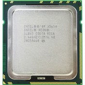 تصویر سی پی یو اینتل مدل زئون Xeon X۵۶۵۰ با فرکانس ۲.۶۶ گیگاهرتز ا Intel Xeon X5650 2.66GHz LGA1366 CPU Intel Xeon X5650 2.66GHz LGA1366 CPU