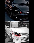 تصویر چراغ جلو سایپا طرح لیزری سفید مناسب ساینا و کوئیک 