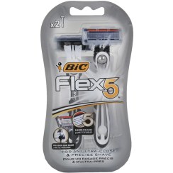 تصویر تیغ اصلاح بیک مدل Flex 5 بسته ۲ عددی 