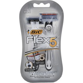 تصویر تیغ اصلاح بیک مدل Flex 5 بسته ۲ عددی 