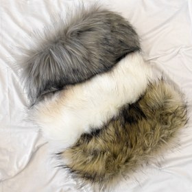 تصویر کلاه هدبند خزدار روسی 