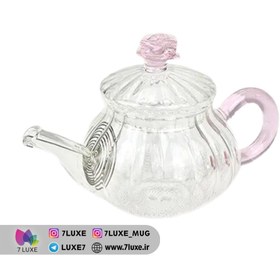 تصویر قوری زعفران رز 