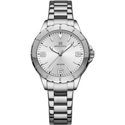 تصویر ساعت اورجینال زنانه نویفورس مدل NF5022 در ۶ رنگبندی - س Naviforce women's original watch, all silver model NF5022