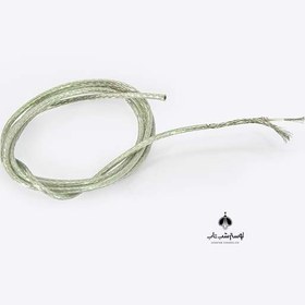 تصویر سیم برق لوستر شیشه ای ۱۸ رشته روکش دار 