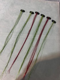 تصویر لمه مو گیره دار - صورتی 