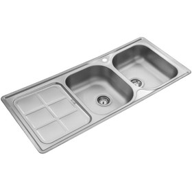 تصویر سینک استیل البرز مدل 301 ا Alborz steel surface sink model 301 Alborz steel surface sink model 301