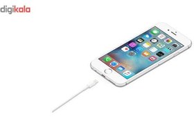 تصویر کابل شارژ USB به لایتنینگ اورجینال اپل Apple Lightning to USB Cable 1M-A1856