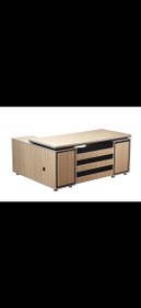 تصویر میز کتیبه ایی - موجود 32 رنگ چوبی 