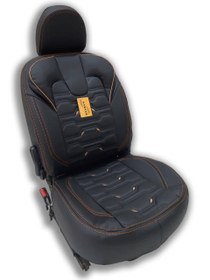 تصویر روکش صندلی پژو ۲۰۶ و ۲۰۷ چرم طرح VIP 