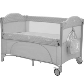 تصویر تخت پارک كیکابو Milky Way کنار باز شو Kikkaboo Playpen-bed 2 in 1 KikkaBoo Milky Way Grey code:332064