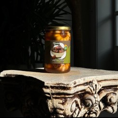 تصویر سیر ترشی هورا مدل اعلا وزن 500 گرم 