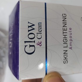 تصویر آمپول روشن کننده پوست Glow & Clean (ساخت پاکستان 100% اورجینال) 2 میلی لیتر بسته ۱۵ عددی آمپول سفیدکننده قوی Glow & Clean Skin Lightening Ampoule (2ml x 25)