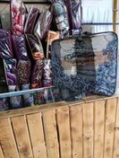 تصویر گلبافت پتو ترکیبی مربع 