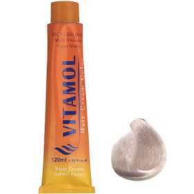 تصویر رنگ مو ویتامول سری Highlight شماره 90.48 حجم 120 میلی لیتر رنگ طلایی گلبهی 