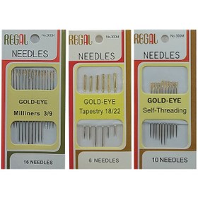 تصویر ست سوزن خیاطی مدل Needles مجموعه 3 عددی 