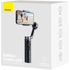 تصویر گیمبال و استبلایزر گوشی موبایل بیسوس مدل SUYT-D0G Baseus SUYT-D0G Smartphone Handheld Gimbal Stabilizer