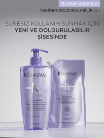 تصویر شامپو براق کننده بلوند ابسولو ۲۵۰ میلی‌لیتر برند kerastase Blond Absolu Bain Lumiere Shampoo 250ml