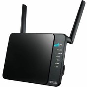 تصویر مودم 4 جی بی‌ سیم ایسوس مدل 4G-N12 4G-N12 Wireless N300 LTE Modem Router