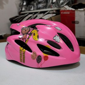 تصویر کلاه ایمنی اسکیت و دوچرخه سواری مدل عروسکی زرافه Calary speed helmet