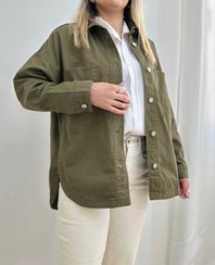 تصویر کت کتان - سبز / ۳۸ 