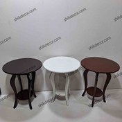 تصویر میز خاطره چوبی یک تکه 