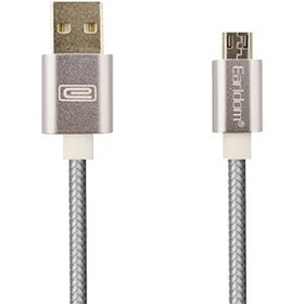 تصویر کابل شارژ USB به MicroUSB ارلدام مدل EC-011 طول 0.3 متر 