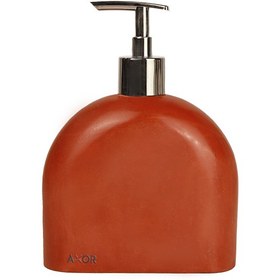 تصویر جا مایع دستشویی سنگی AXOR (آکسور) مدل linda (لیندا) رنگ قرمز آجری (bdlm04) 